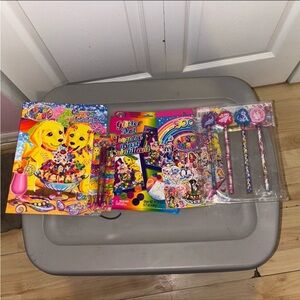 Lisa Frank Colorful Activity Set with Pencils